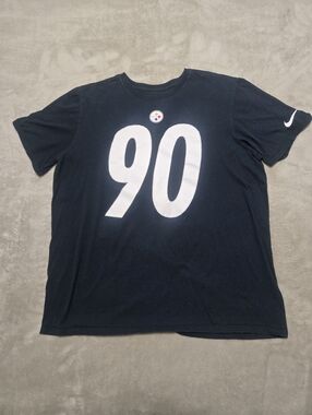 Nike Pittsburgh Steelers #90 T.J. Watt "The Nike Tee" Mens Size XL NFL